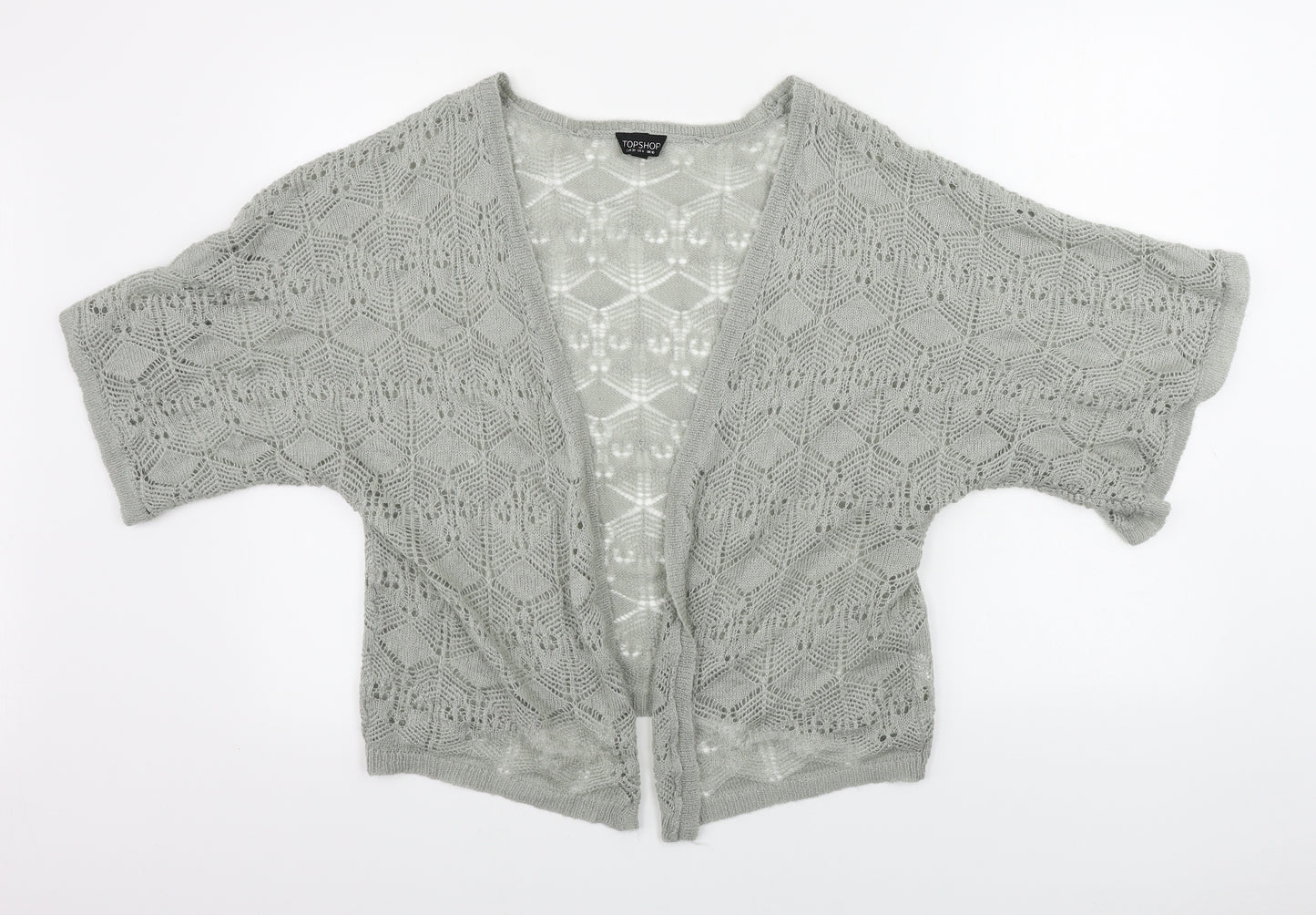 Topshop  Womens Green   Cardigan Jumper Size 10
