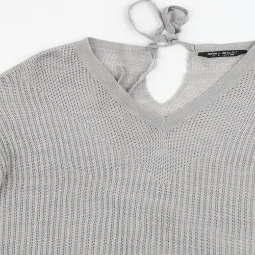Select  Womens Grey   Pullover Jumper Size 8