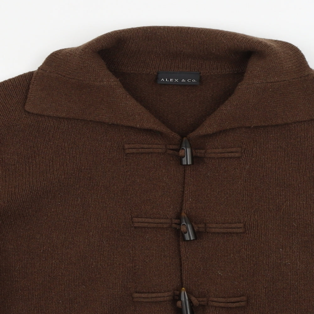 ALEX&CO  Womens Brown   Cardigan Jumper Size 16