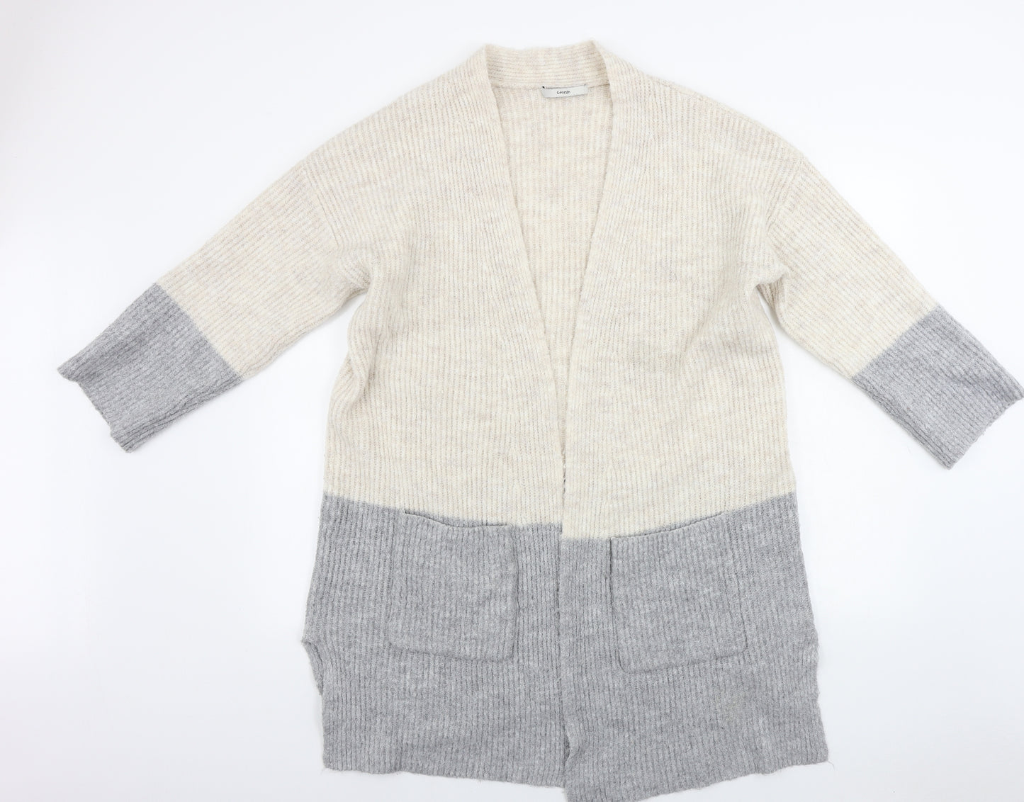 George  Womens Beige   Cardigan Jumper Size L