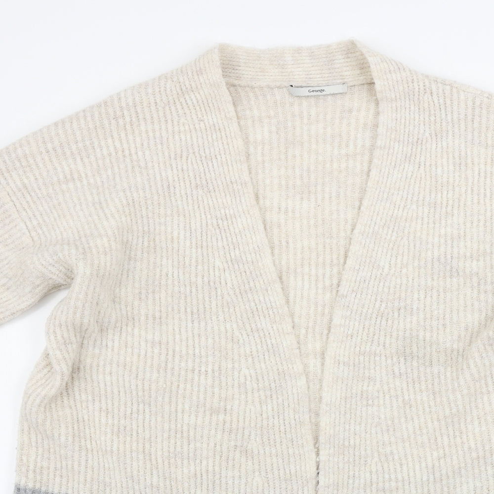 George  Womens Beige   Cardigan Jumper Size L
