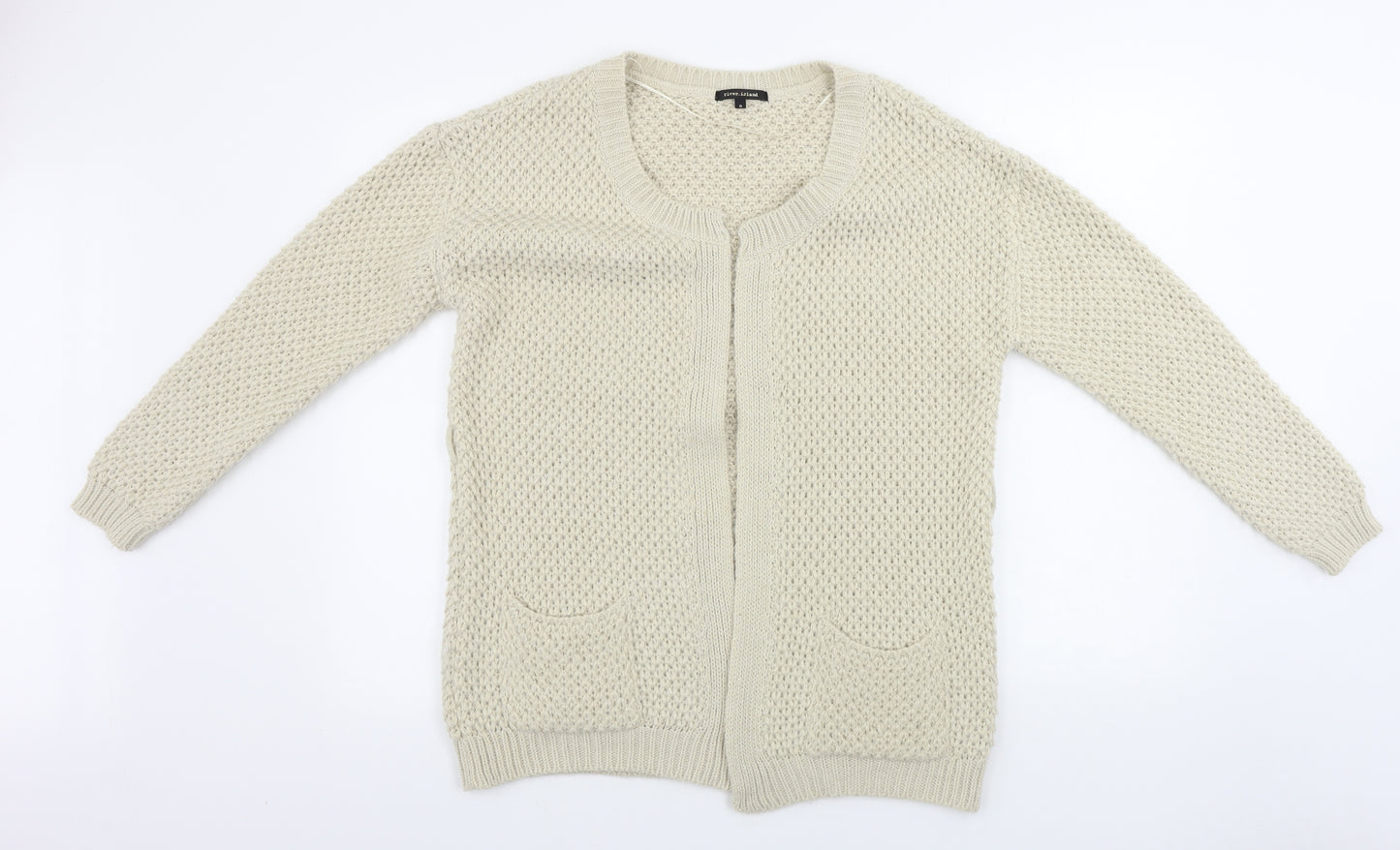 River Island  Womens Beige   Cardigan Jumper Size 8