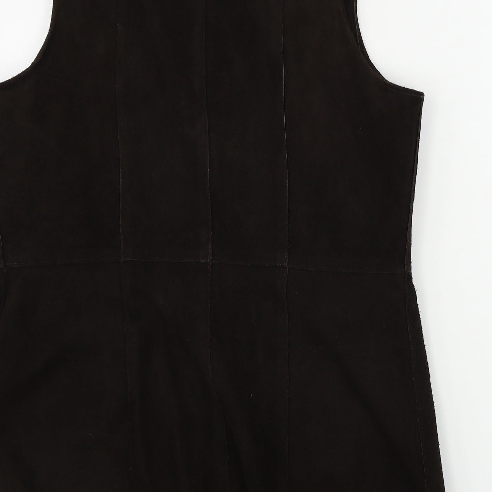Preworn  Womens Brown   Jacket Suit Waistcoat Size 18