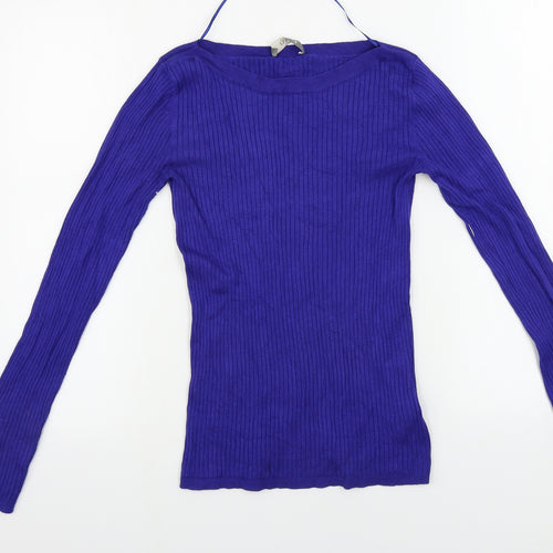 Oasis  Womens Blue   Pullover Jumper Size S