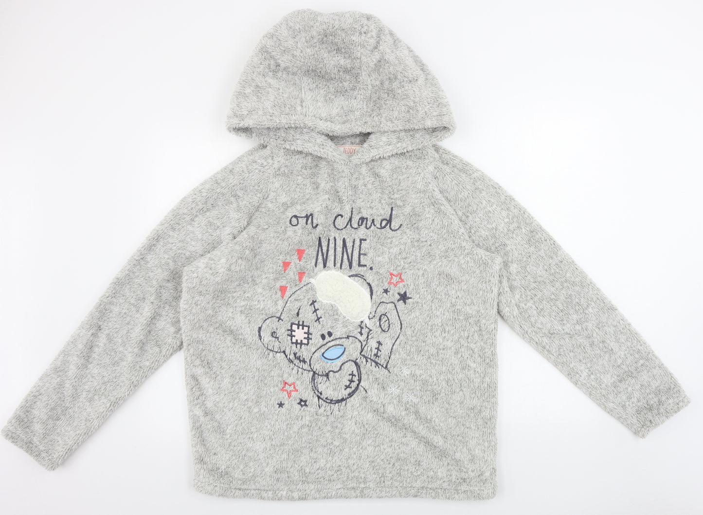 Marks and Spencer  Womens Grey   Pullover Hoodie Size 14  - Tatty Teddy