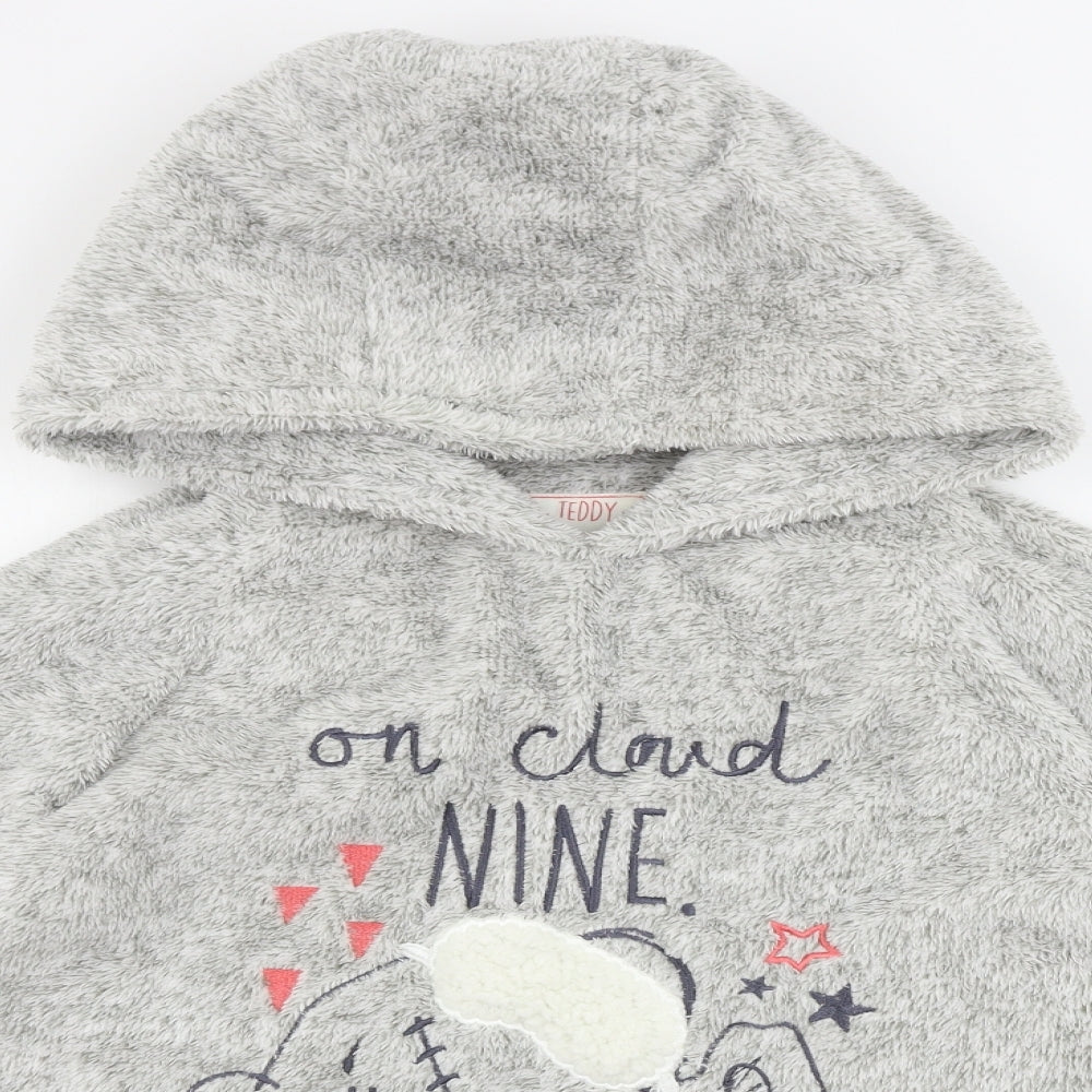 Marks and Spencer  Womens Grey   Pullover Hoodie Size 14  - Tatty Teddy