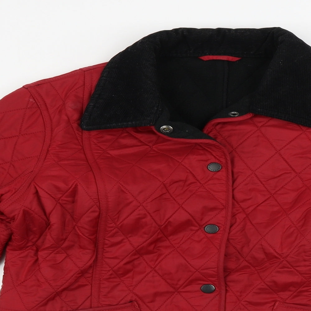 Barbour Womens Red   Jacket Coat Size 12