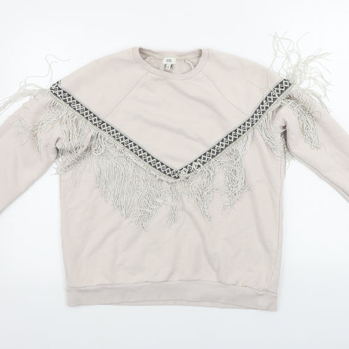River Island  Womens Pink   Pullover Jumper Size XS