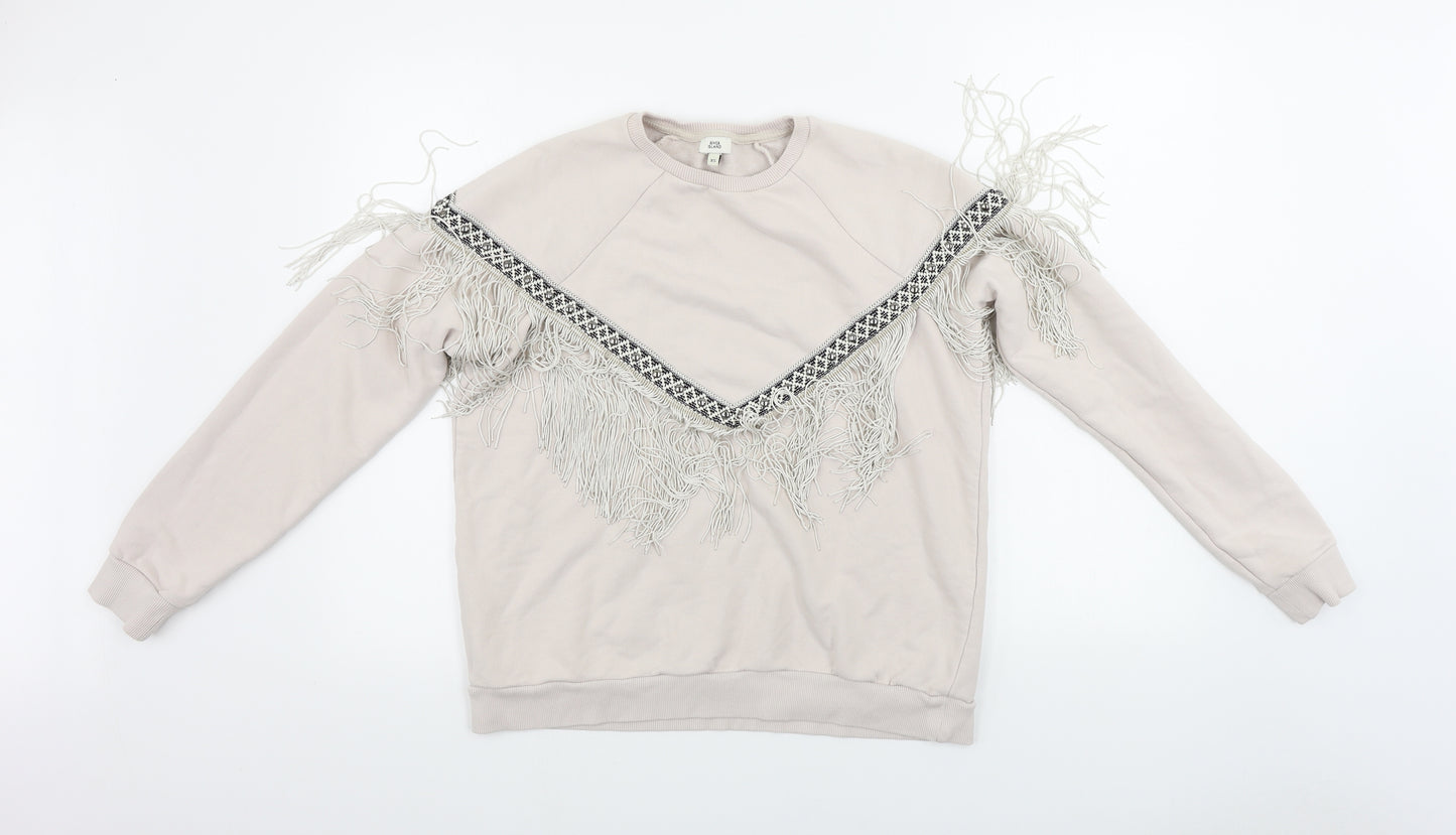 River Island  Womens Pink   Pullover Jumper Size XS
