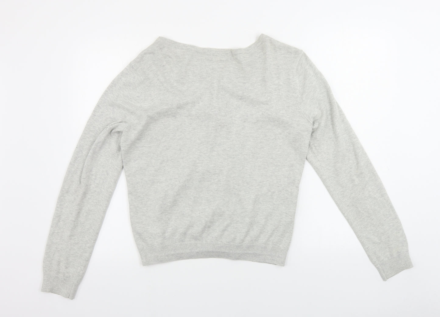 H&M  Womens Grey   Cardigan Jumper Size L