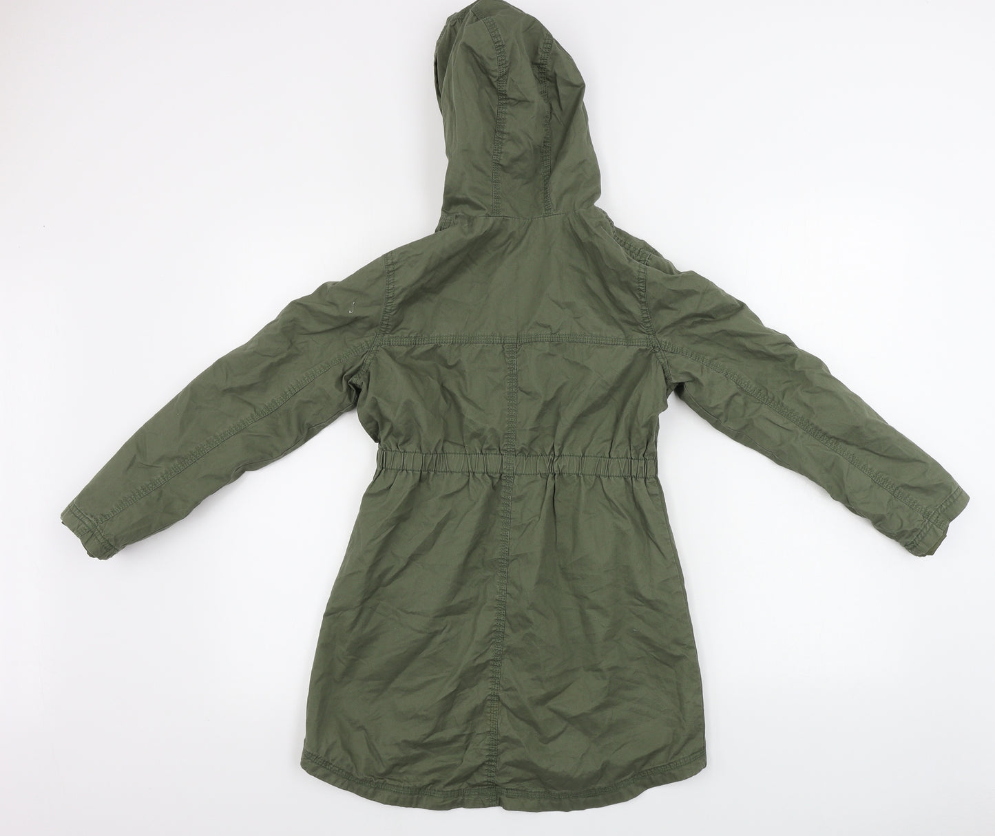 George  Girls Green   Jacket Coat Size 10-11 Years