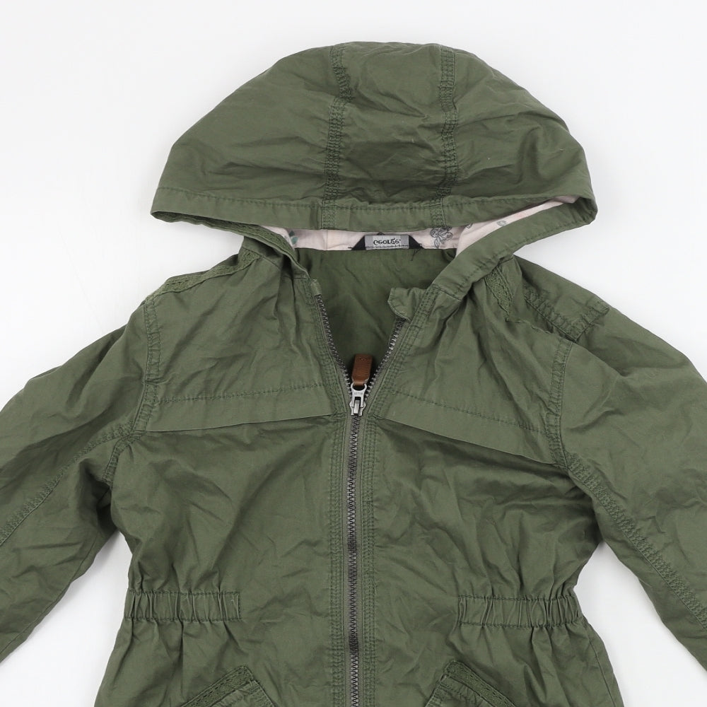 George  Girls Green   Jacket Coat Size 10-11 Years