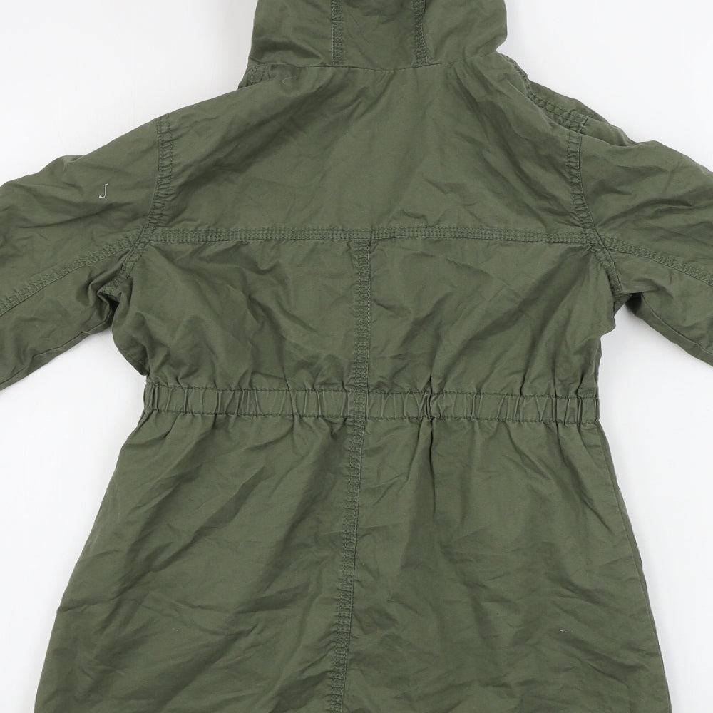 George  Girls Green   Jacket Coat Size 10-11 Years