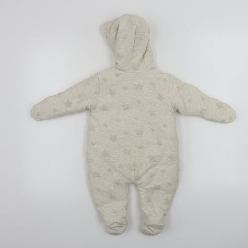 mamas & papas  Boys Beige   Babygrow One-Piece Size 3-6 Months