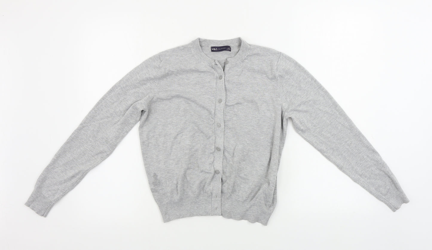 Marks and Spencer  Womens Ivory   Cardigan Jumper Size 14