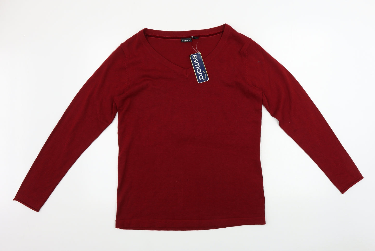 ESMARA Womens Red   Pullover Jumper Size L
