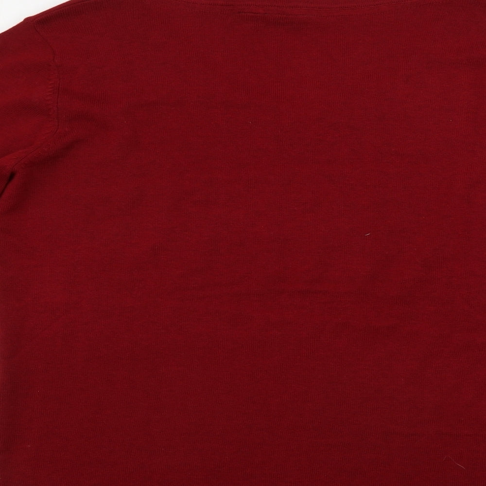 ESMARA Womens Red   Pullover Jumper Size L