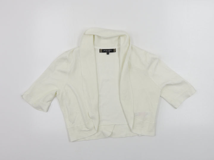 Principles Womens Ivory   Cardigan Jumper Size 12