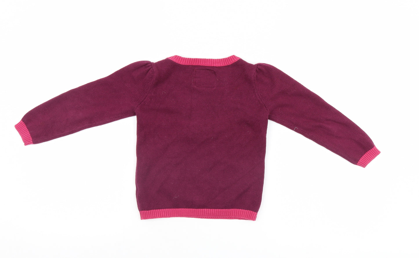 TU Girls Pink   Pullover Jumper Size 3-4 Years