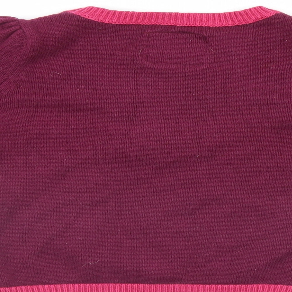 TU Girls Pink   Pullover Jumper Size 3-4 Years