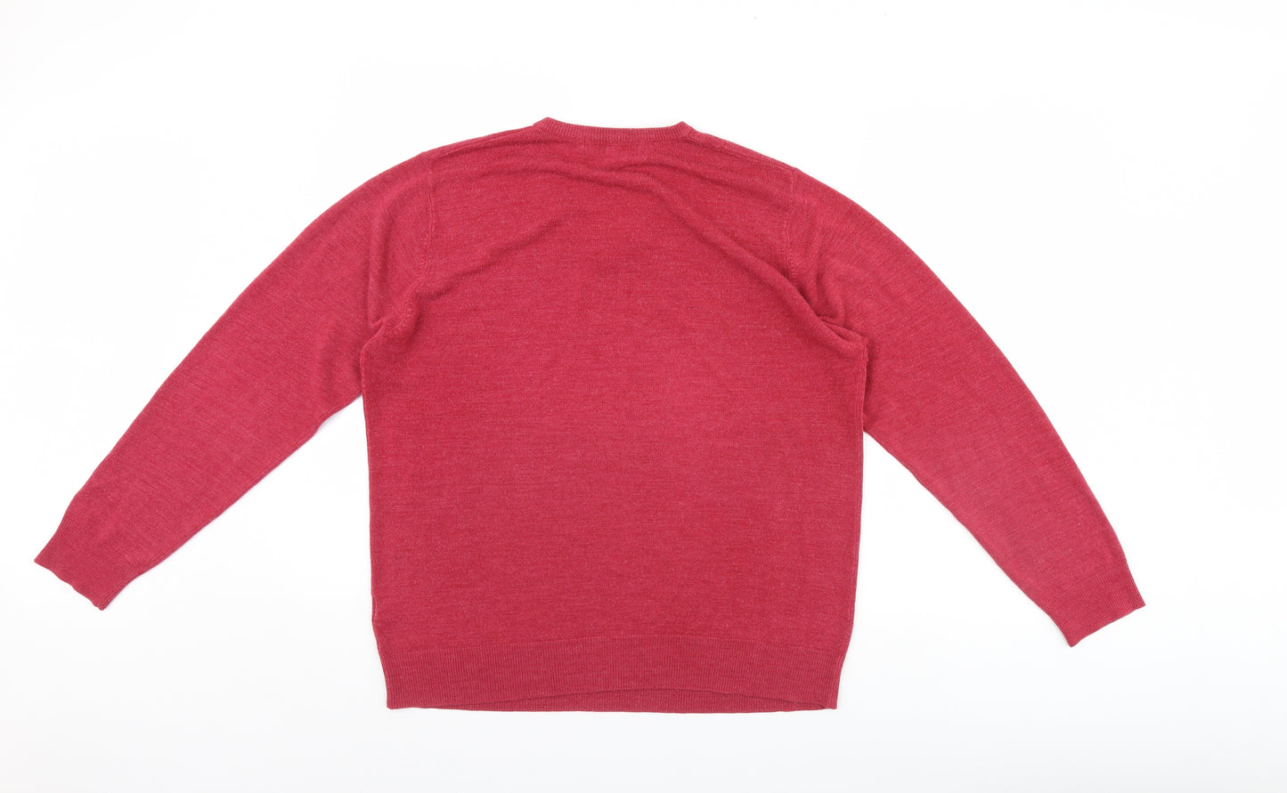 Marks and Spencer Mens Red   Pullover Jumper Size M