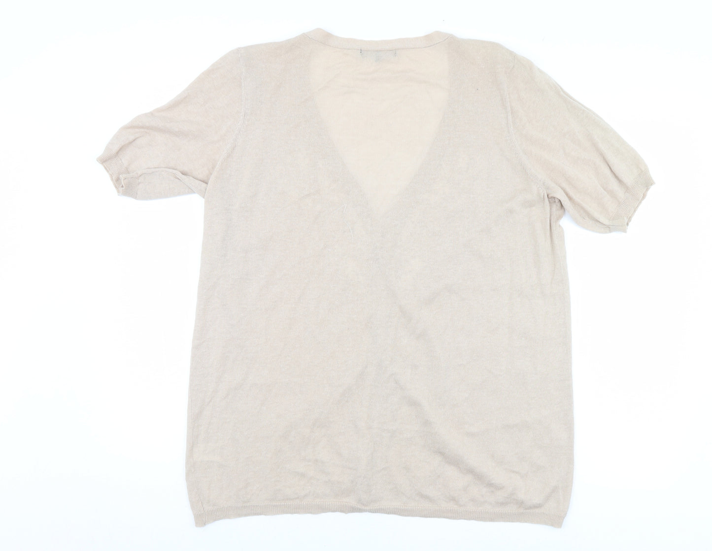 David Emanuel Womens Beige   Cardigan Jumper Size 20