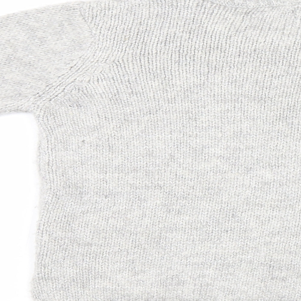 NEXT Girls Grey   Pullover Jumper Size 4 Years