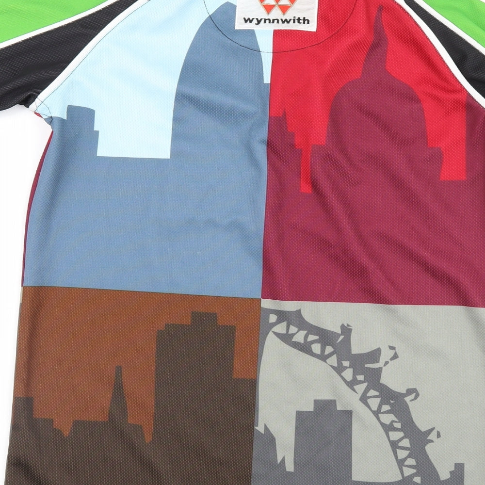 Kooga Boys Multicoloured Striped  Basic Polo Size L  - Rugby shirt