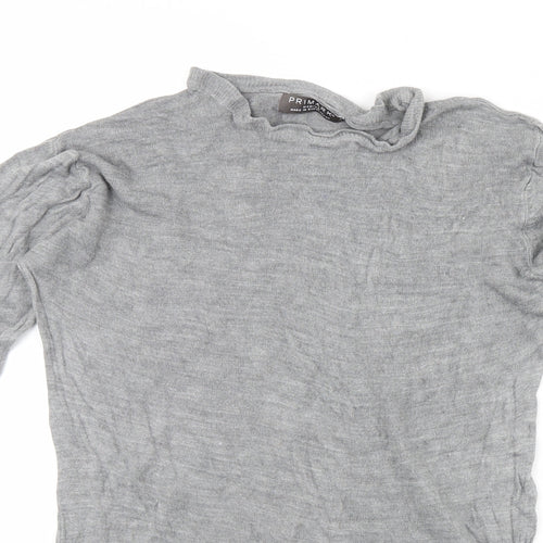 Primark Womens Grey   Pullover Jumper Size M