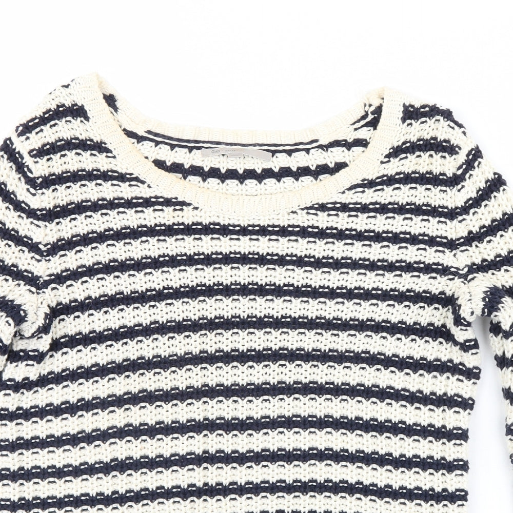 Gap Womens Multicoloured Striped  Pullover Jumper Size XS