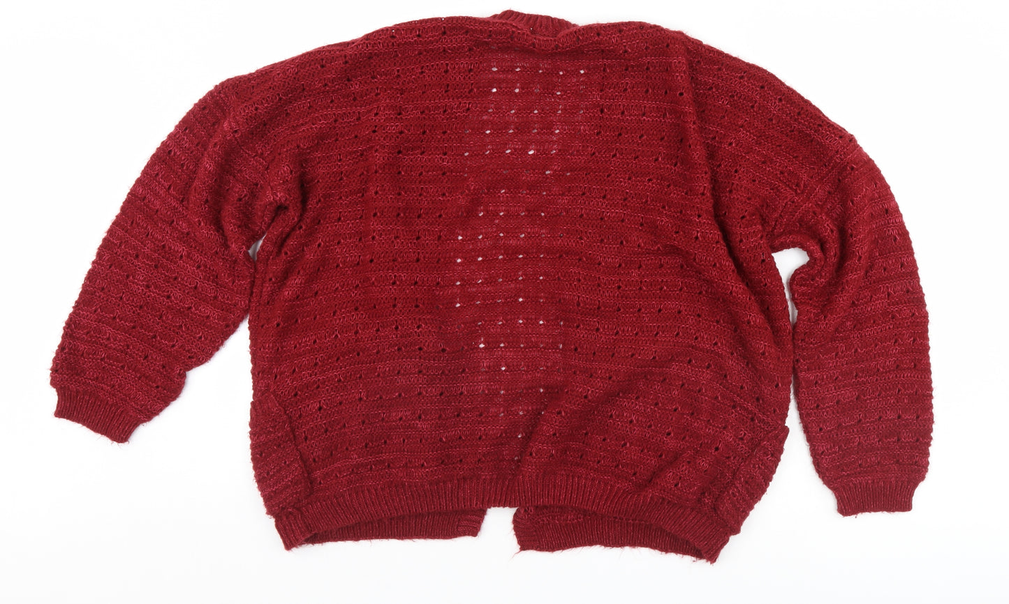 George Womens Red   Cardigan Jumper Size 18