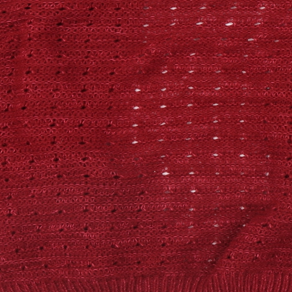 George Womens Red   Cardigan Jumper Size 18