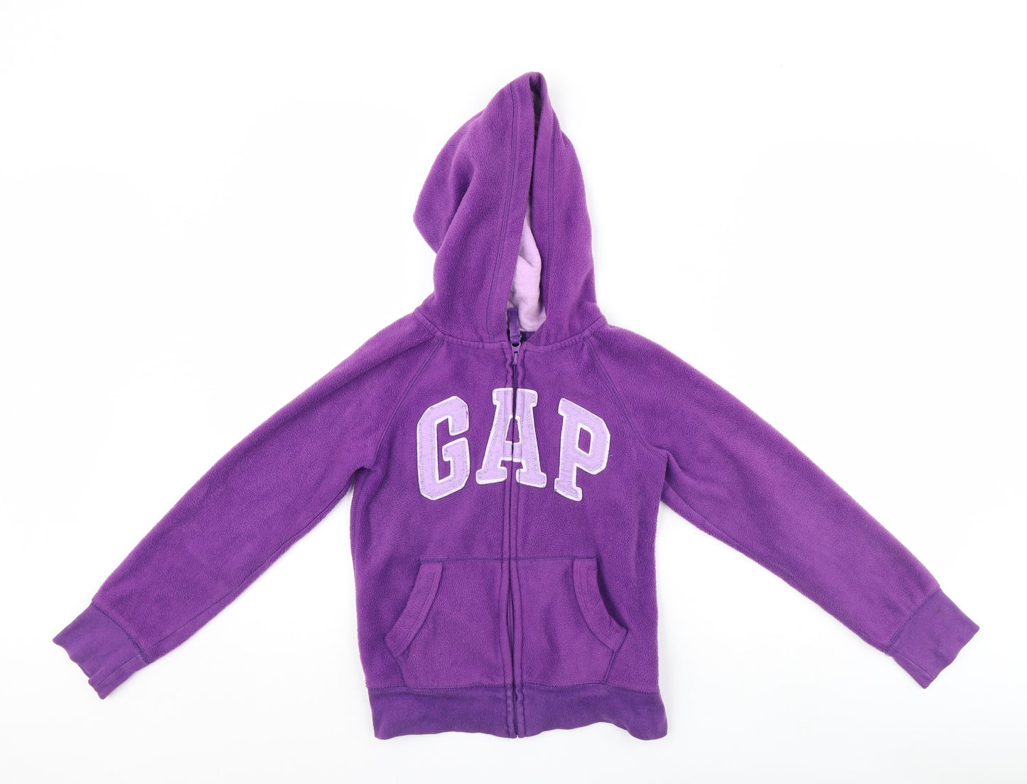 Gap Girls Purple  Fleece Full Zip Hoodie Size 10 Years