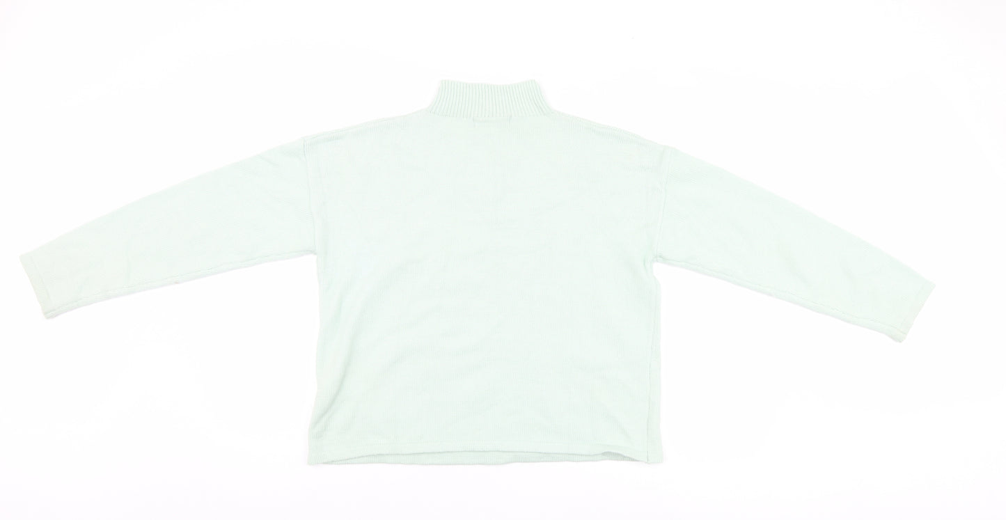 Missguided Womens Green   Pullover Jumper Size 10