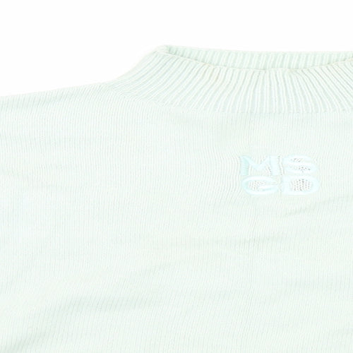 Missguided Womens Green   Pullover Jumper Size 10