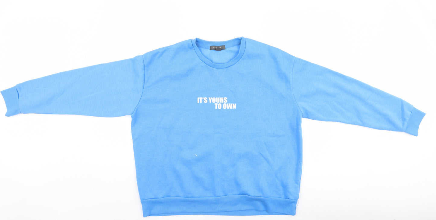 Primark Womens Blue   Pullover Sweatshirt Size L