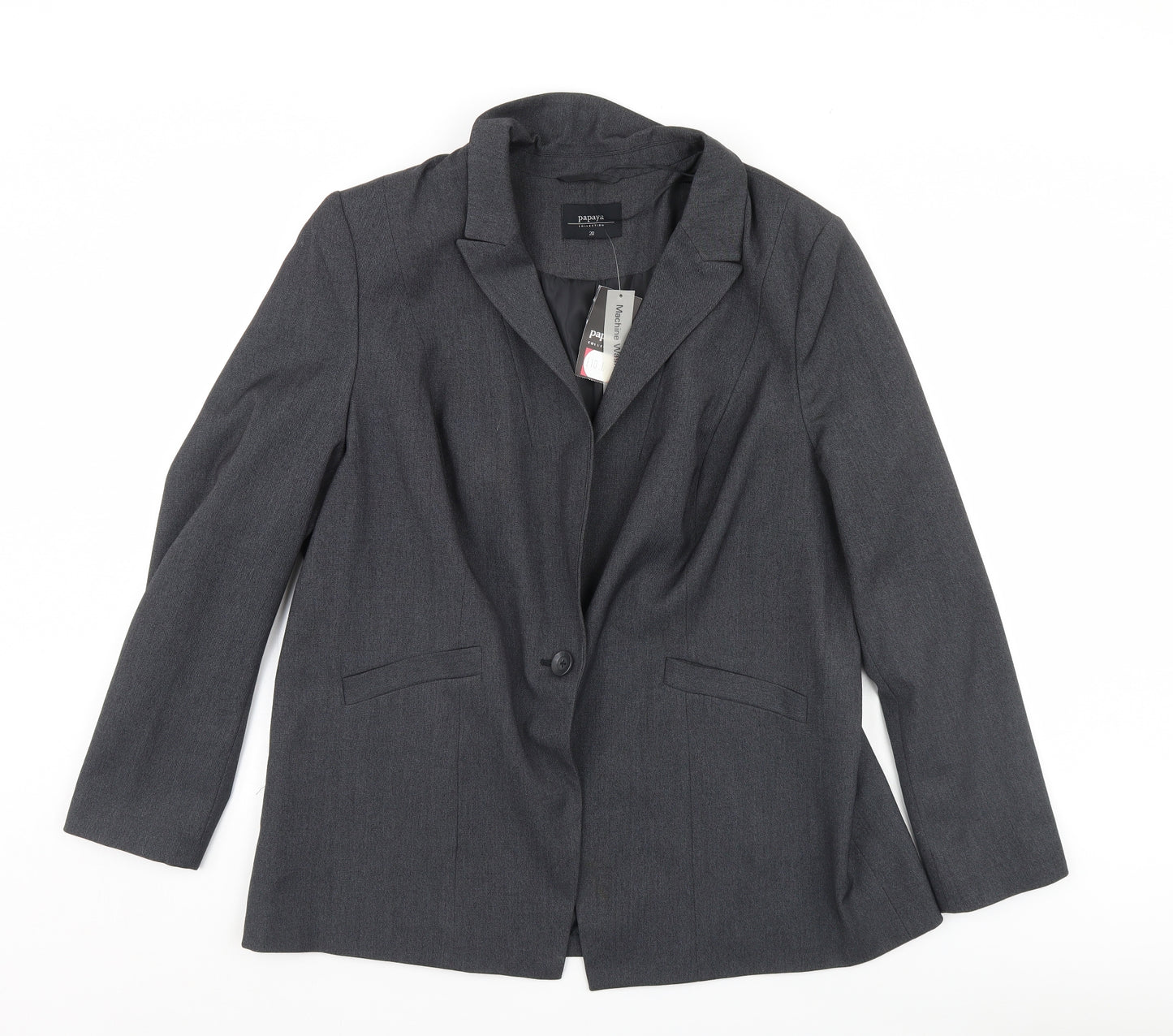 Matalan Womens Grey   Jacket Blazer Size 20