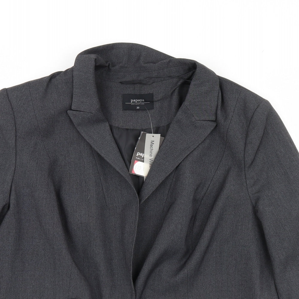Matalan Womens Grey   Jacket Blazer Size 20