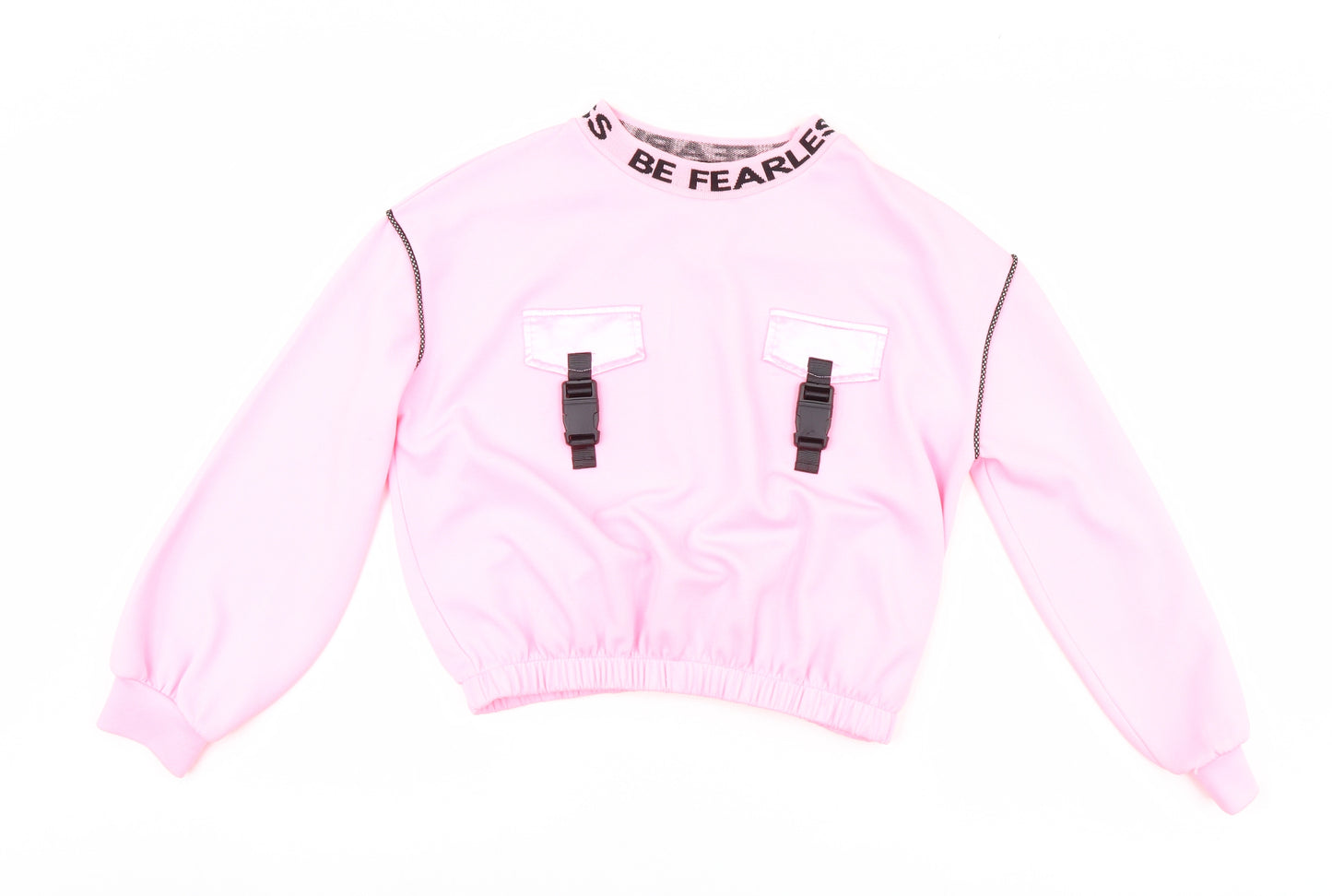 River Island Girls Pink   Pullover Sweatshirt Size 11-12 Years