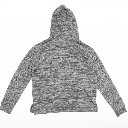 Avenue Womens Grey   Pullover Hoodie Size S