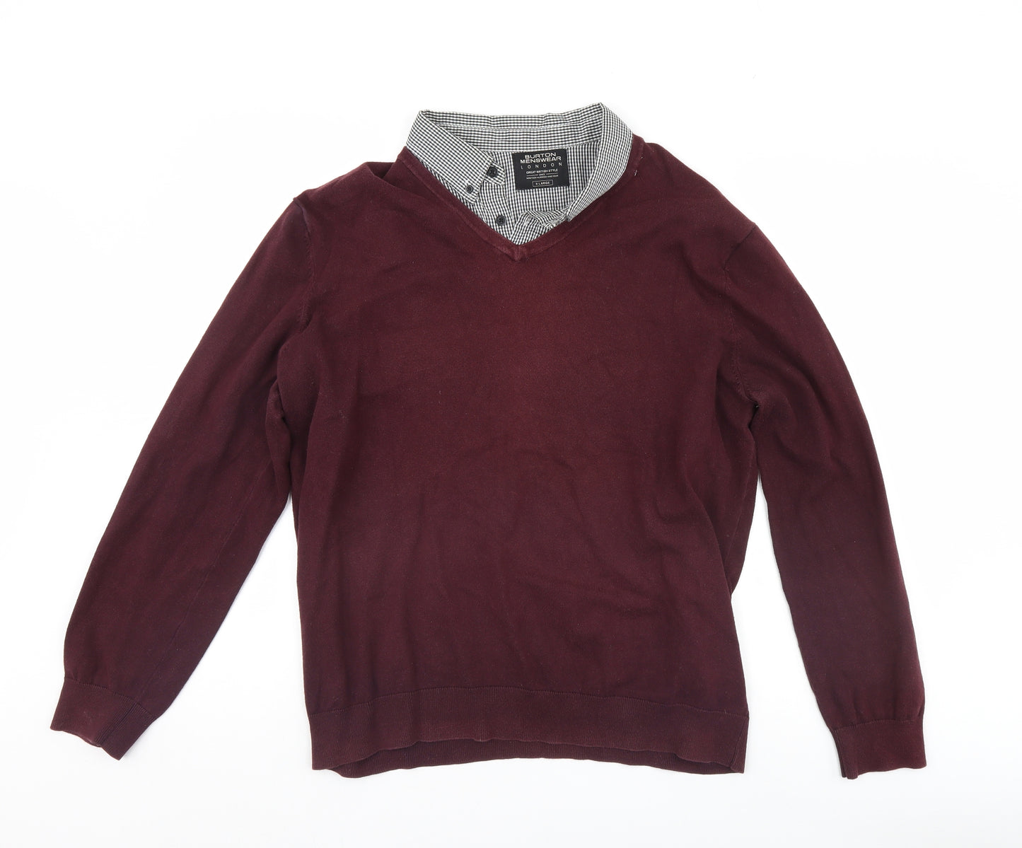 Burton Mens Purple   Pullover Jumper Size XL