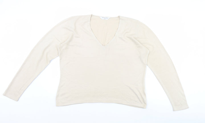 Dorothy Perkins Womens Beige   Pullover Jumper Size 18