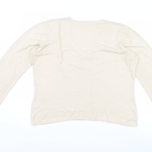 Dorothy Perkins Womens Beige   Pullover Jumper Size 18