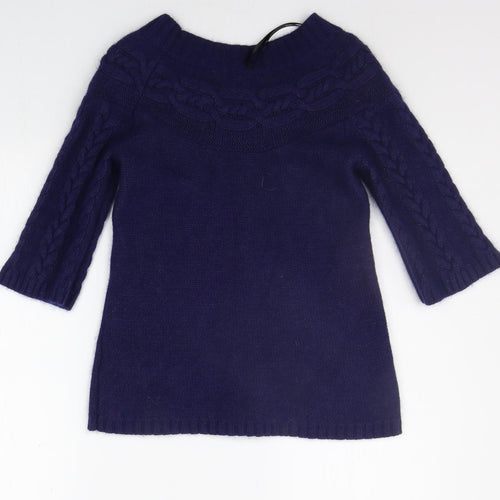 Papaya Womens Blue   Pullover Jumper Size 10