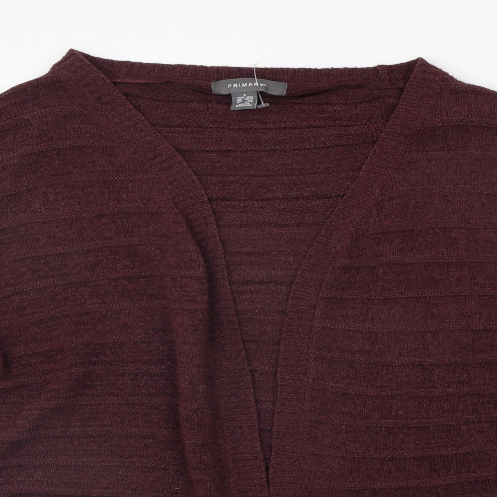 Primark Womens Purple   Cardigan Jumper Size S