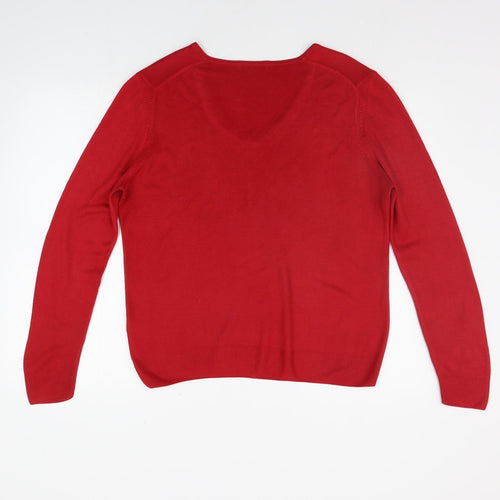 Marks and Spencer Womens Purple   Pullover Jumper Size 14
