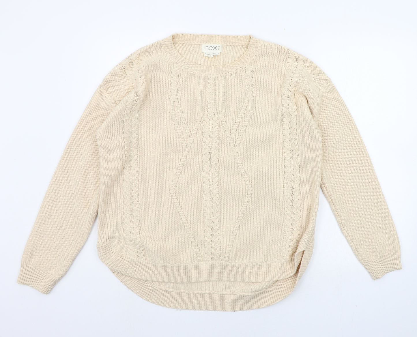 NEXT Womens Beige   Pullover Jumper Size 14