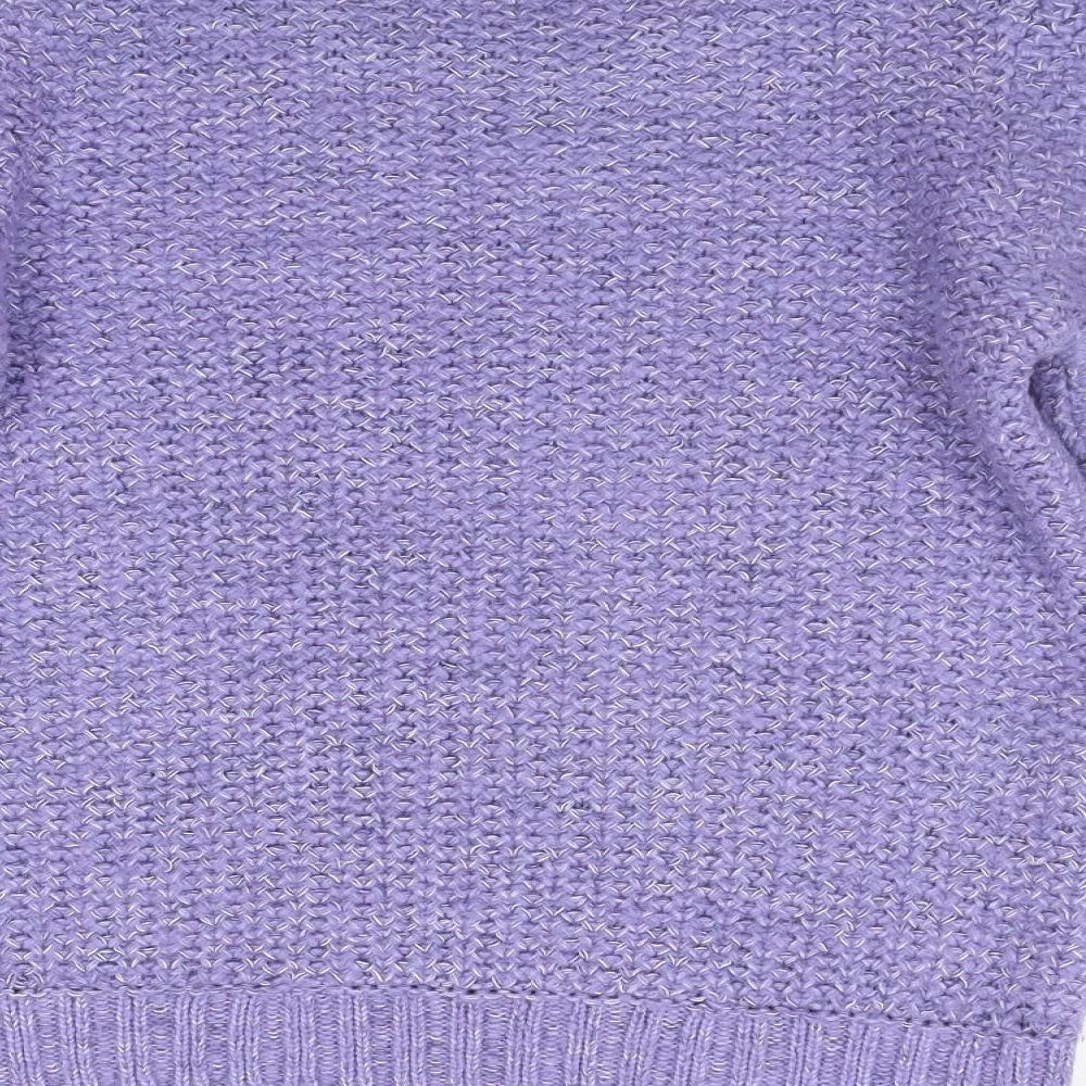 Marks and Spencer Womens Purple   Pullover Jumper Size 10