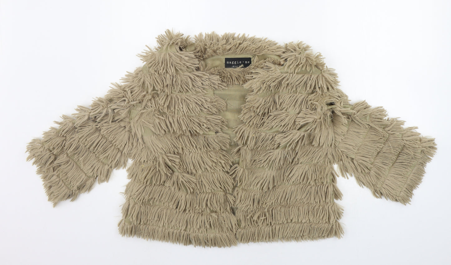 MAGGIE + ME Womens Beige   Cardigan Jumper Size M