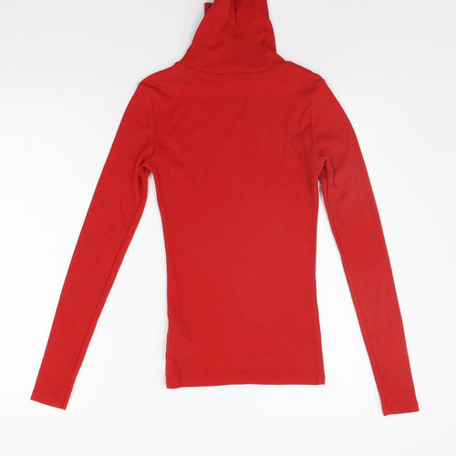 New Look Womens Red   Basic T-Shirt Size 8